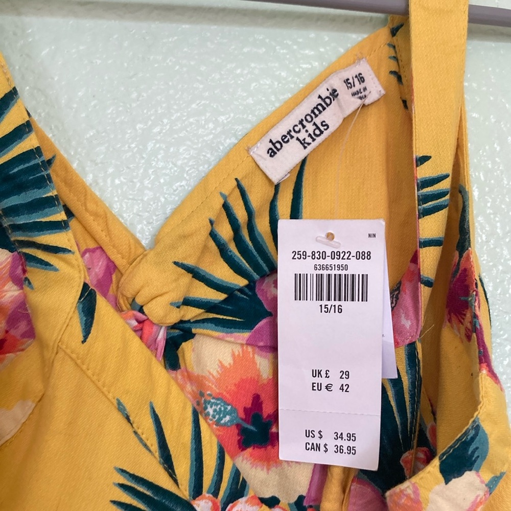 Floral Yellow Sundress - Picture 3 of 5